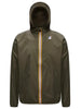 uomo k way giubbino verde militare k004bd0 4152551