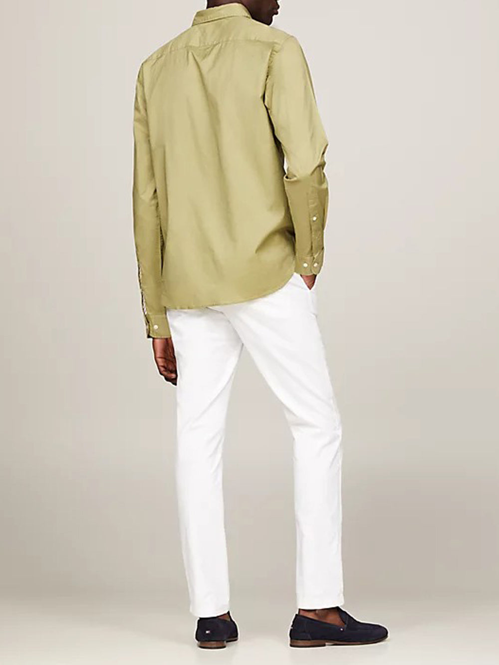 Camicia Casual Uomo Verde