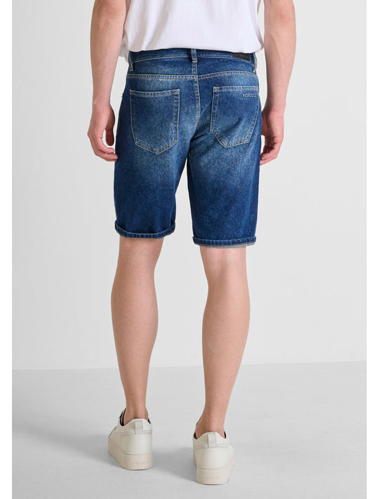 Shorts Jeans Uomo Argon Slim Fit Blu
