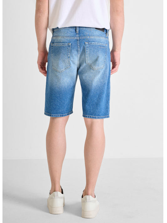 Shorts Jeans Uomo Argon Slim Fit Blu