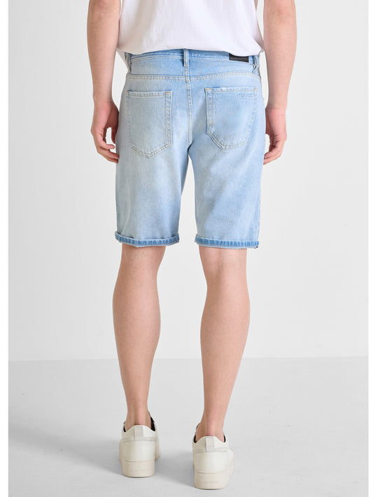 Shorts Jeans Uomo Argon Slim Fit Blu