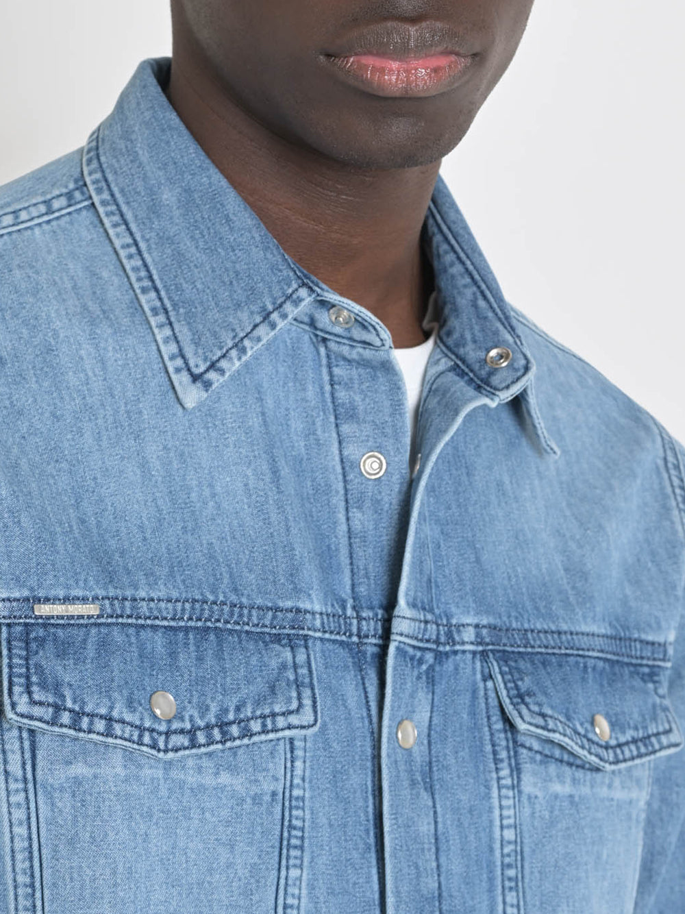 Giubbino in Denim Uomo Dan Regular Fit Blu