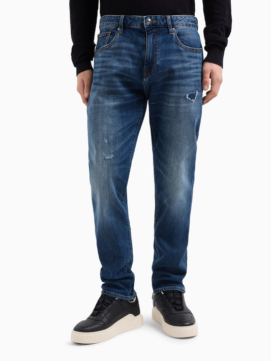 Jeans Slim Uomo Blu