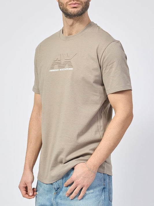 Armani Exchange T-shirt Uomo Beige