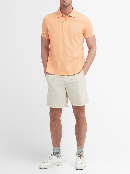 Barbour Polo Uomo Lightweight Sports Giallo