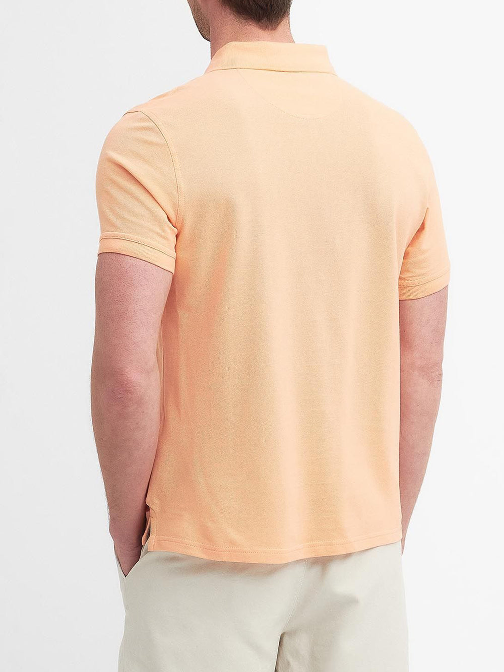 Barbour Polo Uomo Lightweight Sports Giallo