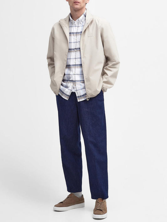 Barbour Giubbino Uomo Korbel Bianco