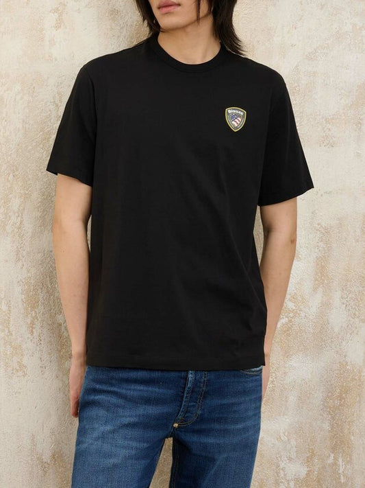 Blauer T-shirt Uomo 25SBLUH02194004547 Nero