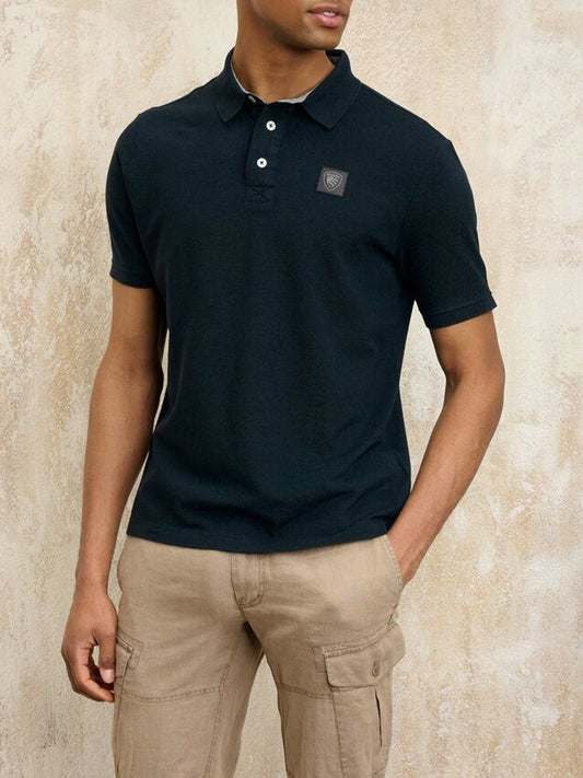 Blauer Polo Uomo 25SBLUT02309007125 Blu