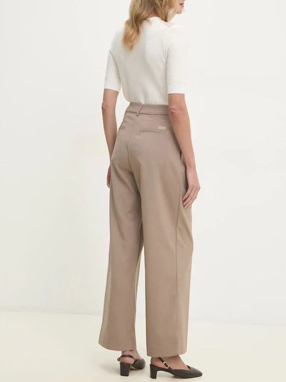 Pantalone Casual Donna Beige