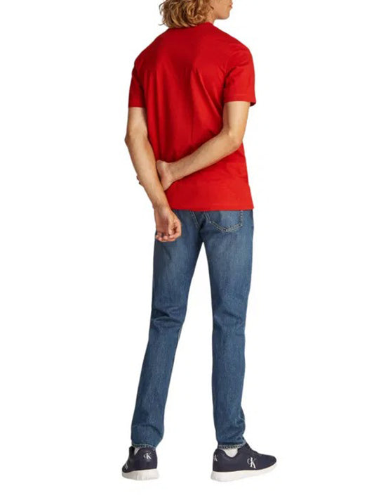 T-shirt Uomo Monologo Rosso