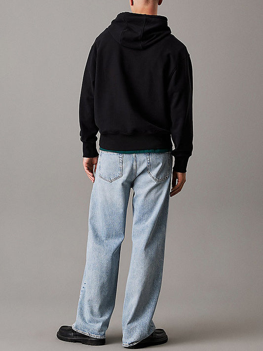 Felpa Cappuccio Uomo Heavyweight Nero