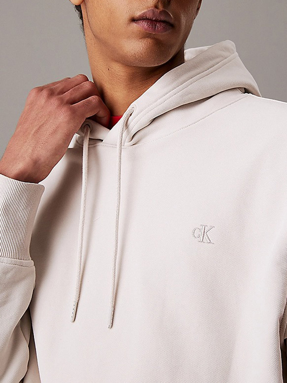 Felpa Cappuccio Uomo Heavyweight Bianco