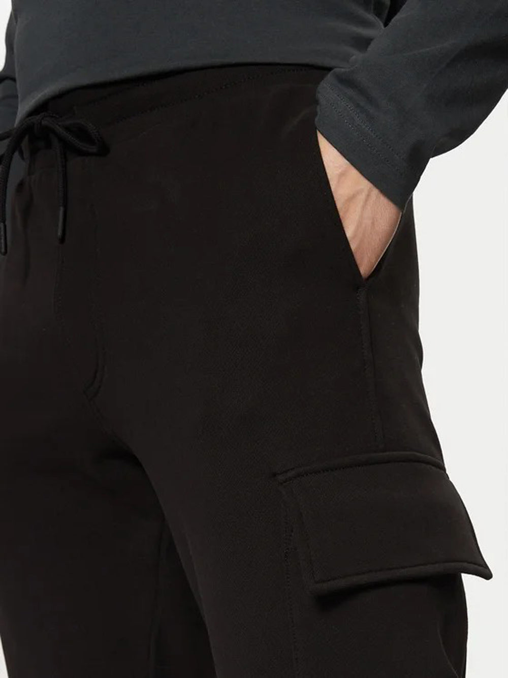 Pantalone Tuta Uomo Nero
