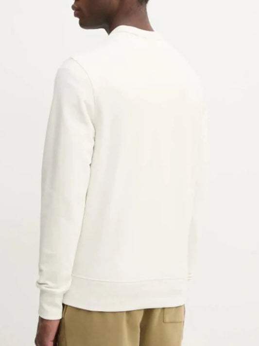 Felpa Girocollo Uomo Avorio
