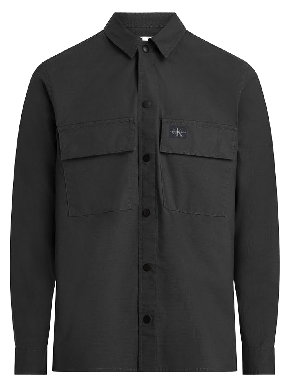 Camicia Casual Uomo Nero