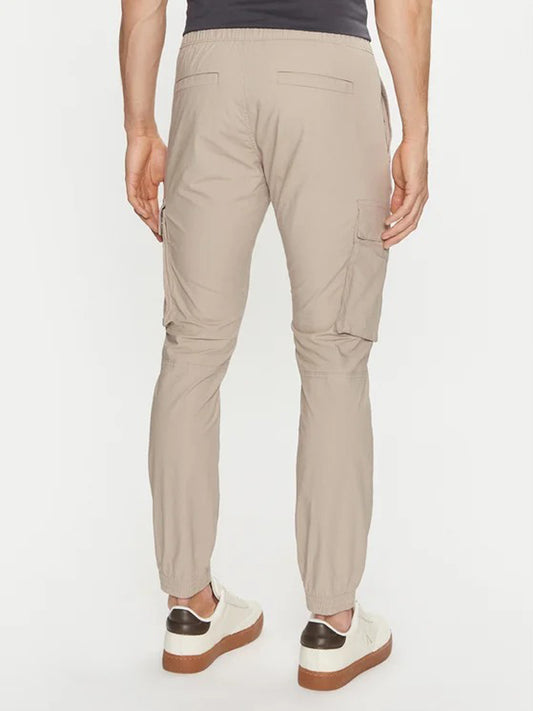Pantalone Tuta Uomo Skinny Beige