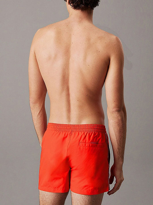 Calvin Klein Shorts Mare Uomo Medium Double Wb Rosso