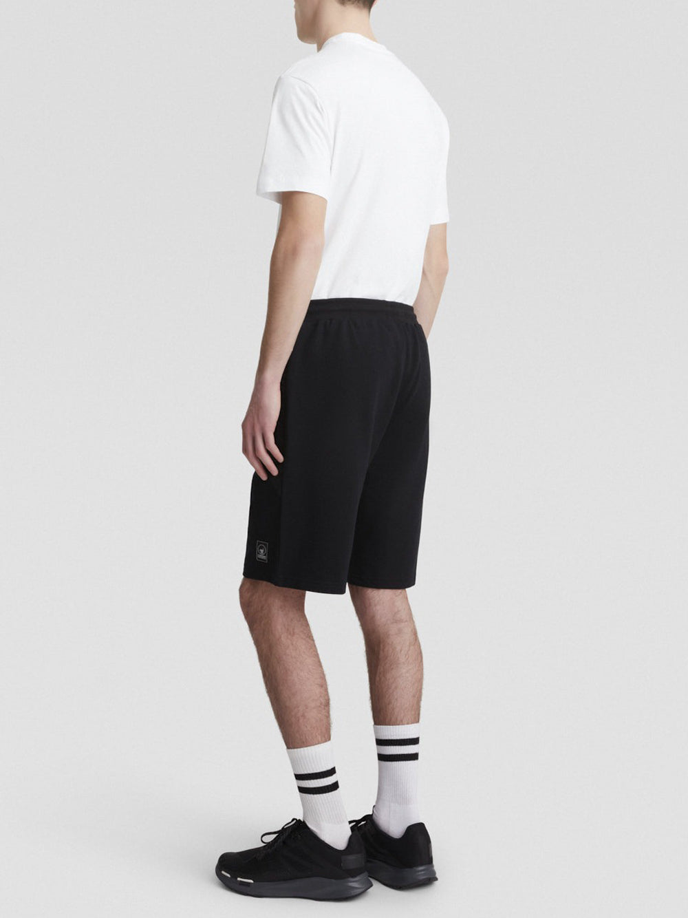 Bermuda Uomo Fleece Nero