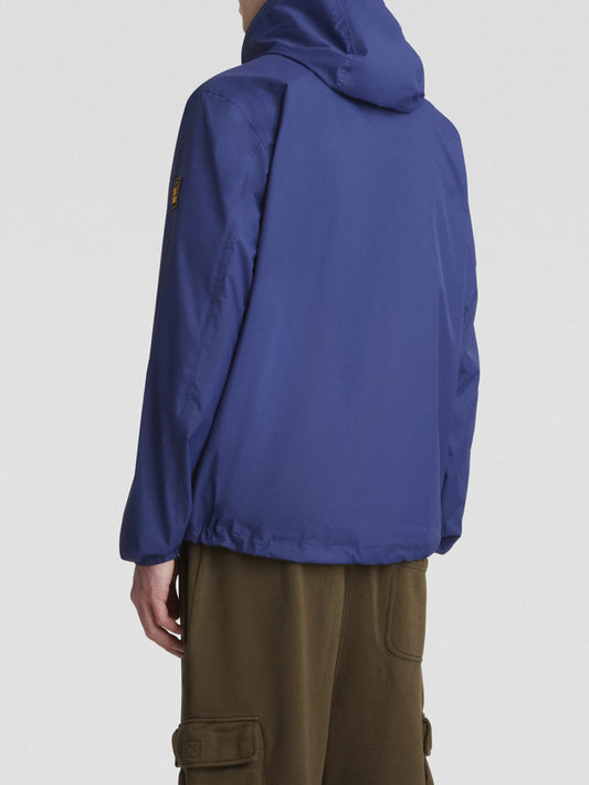 Giacca Leggera Unisex Hooded Windbreaker Blu