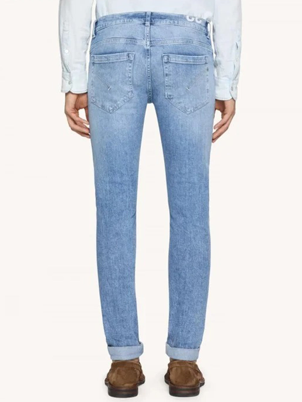 Jeans Skinny Uomo George Blu