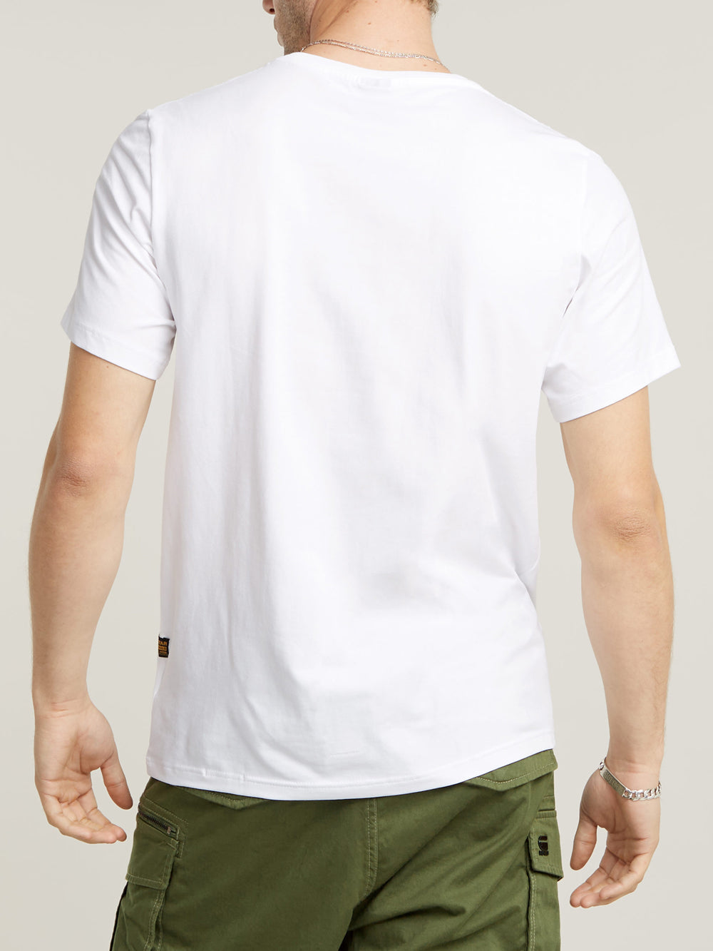 G-Star T-shirt Uomo Slim Base R T Bianco