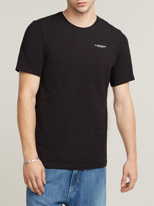 G-Star T-shirt Uomo Slim Base R T Nero