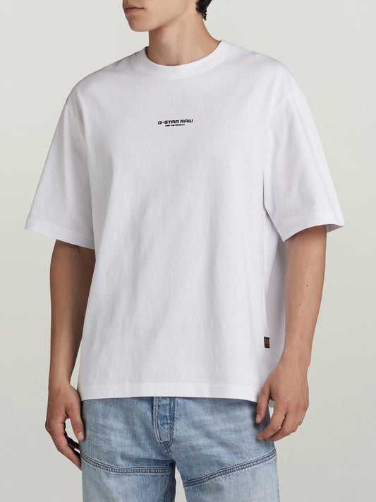 G-Star T-shirt Uomo Center Chest Bianco