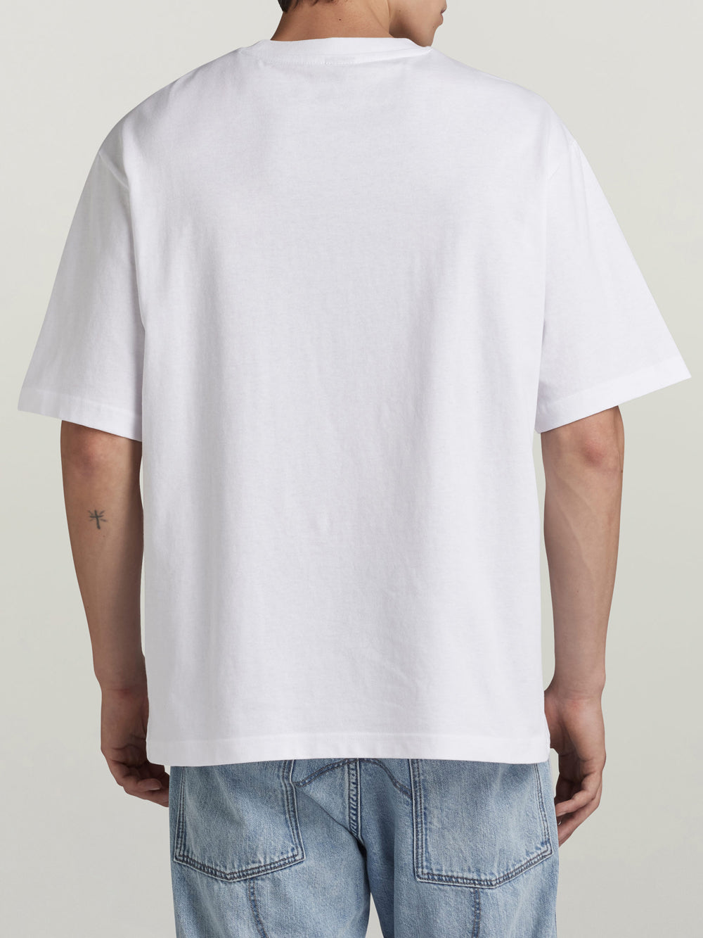 G-Star T-shirt Uomo Center Chest Bianco