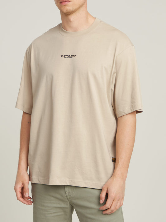 G-Star T-shirt Uomo Center Chest Beige