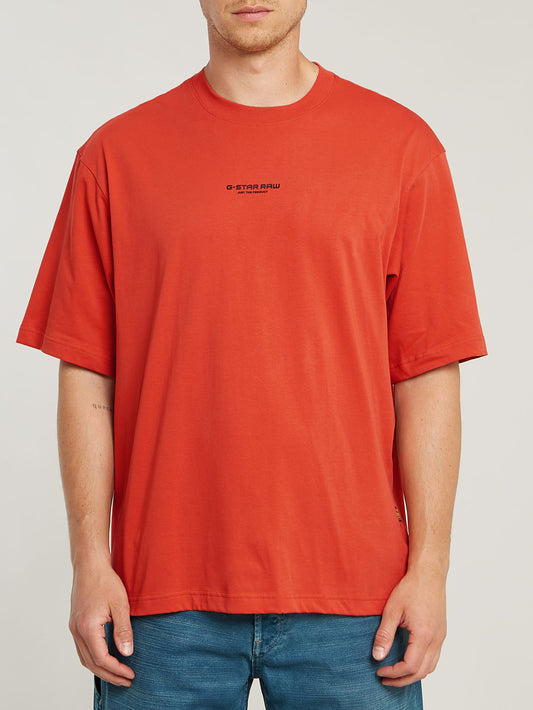 G-Star T-shirt Uomo Center Chest Rosso