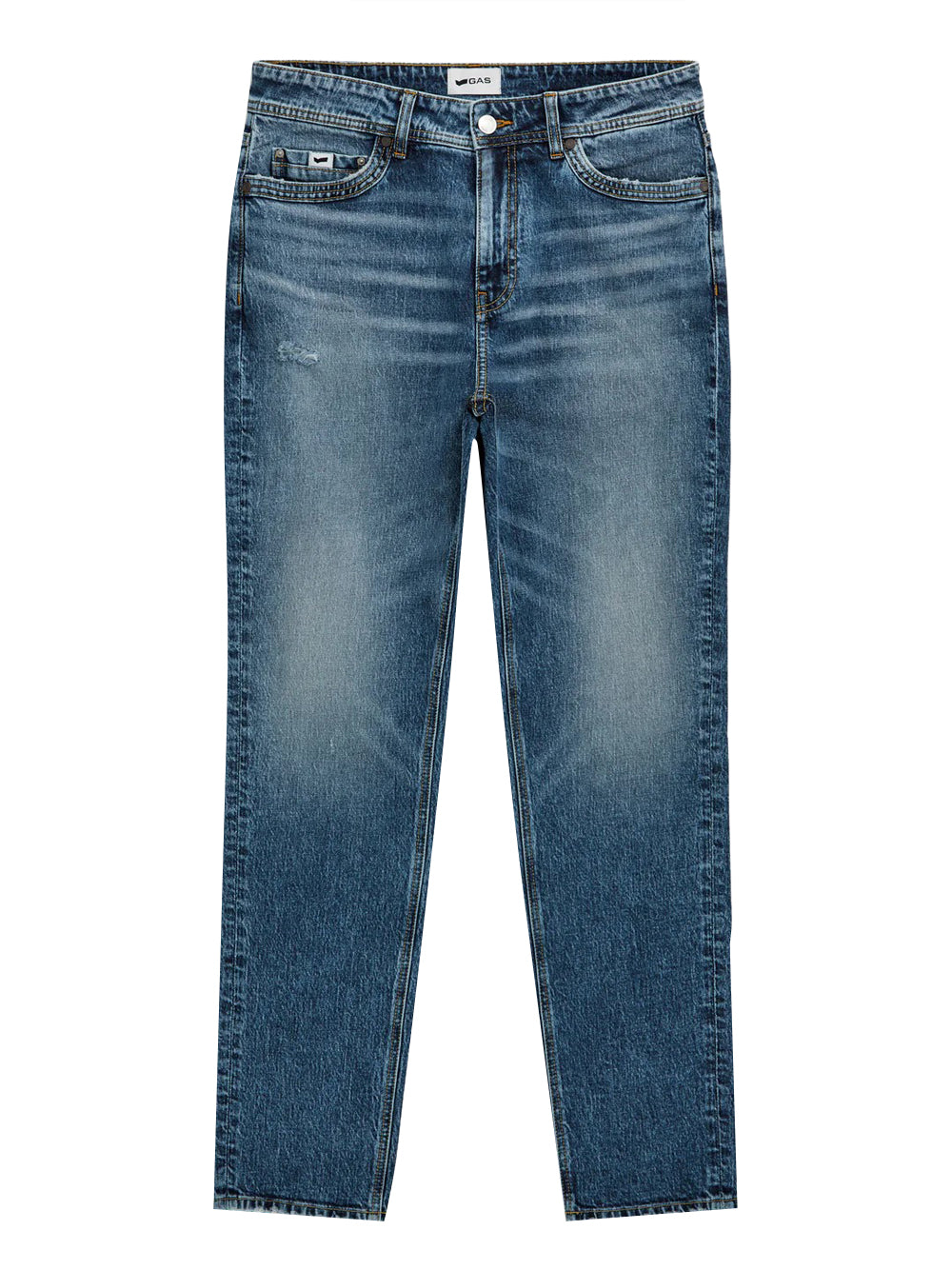 Gas Jeans Slim Uomo 35185430032473 Blu