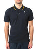 k way polo uomo k1125dw blu 2075993