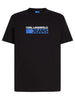 karl lagerfeld t shirt uomo slim nero 1342799