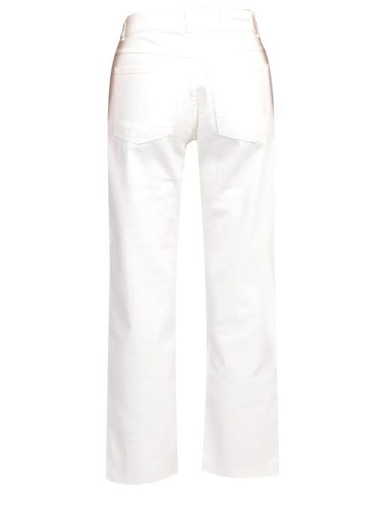 Jeans Regular Donna Bianco