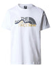 the north face t shirt uomo mountain line bianco 5727413