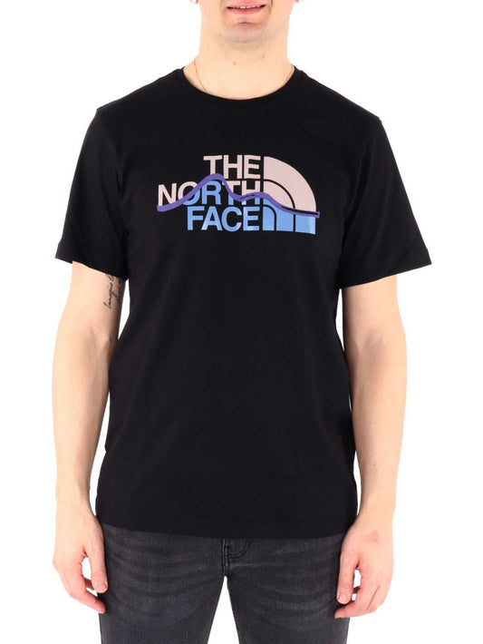The North Face T-shirt Uomo Mountain Line Nero