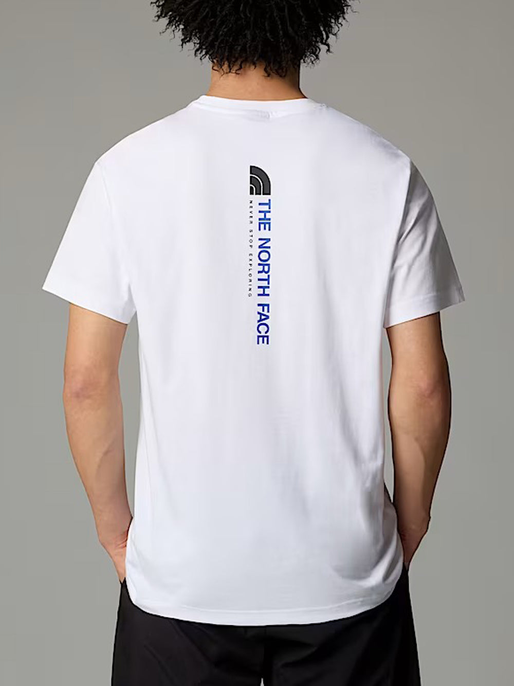The North Face T-shirt Uomo Vertical Bianco