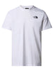 the north face t shirt uomo vertical bianco 330003