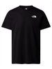 the north face t shirt uomo nf0a89fp nero 4583144