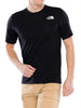 the north face t shirt uomo foundation mountains nero 6481708