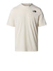 the north face t shirt uomo foundation mountains beige 4115157