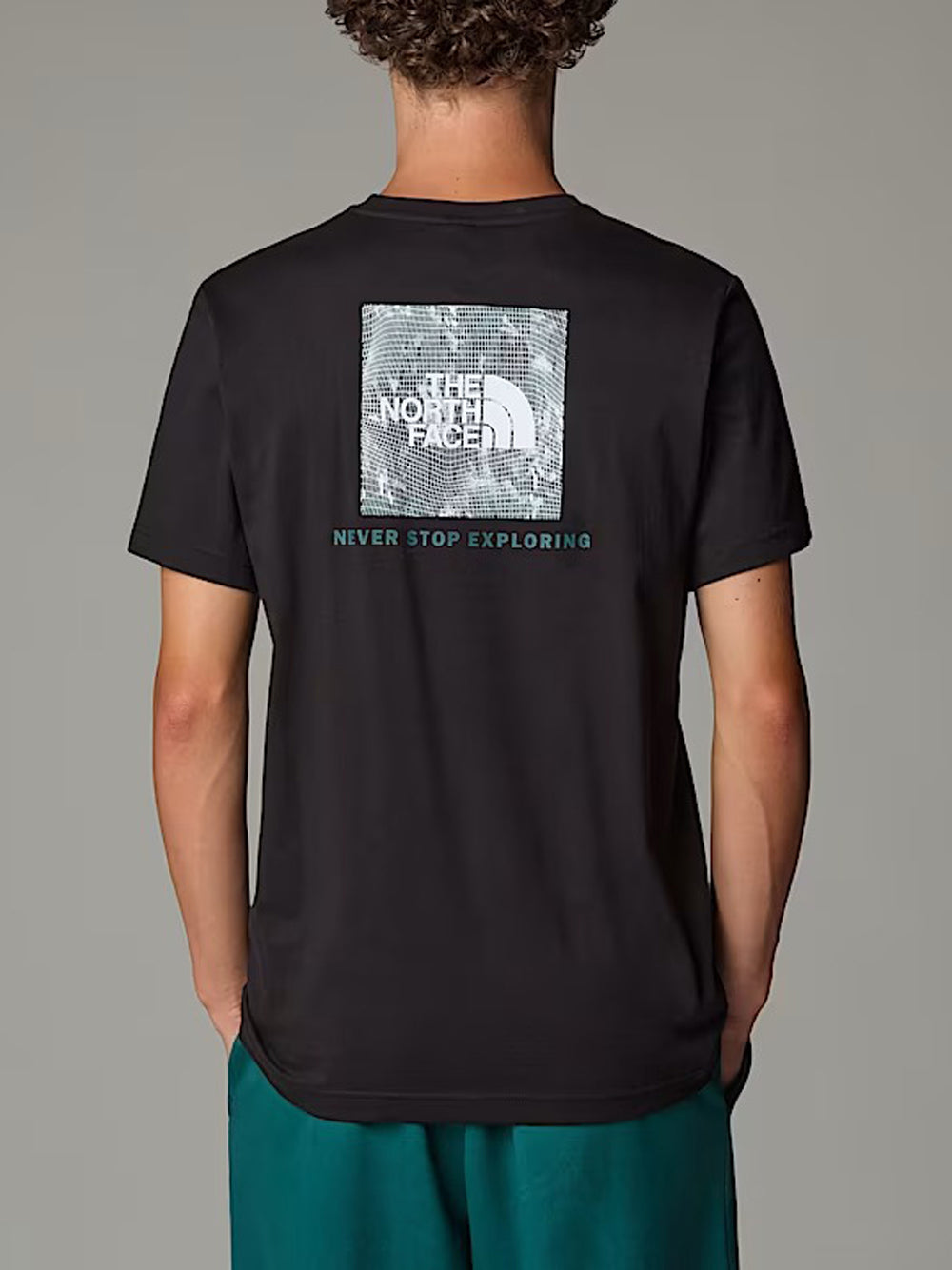 The North Face T-shirt Uomo Box Tailgrid Nero