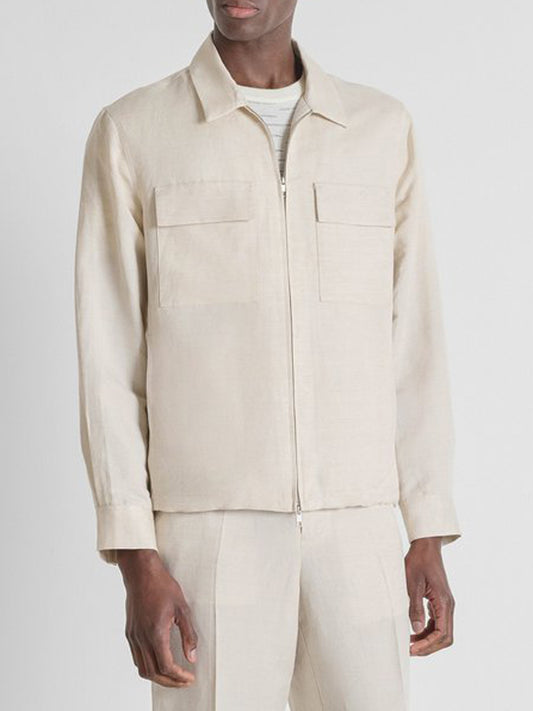 Antony Morato Camicia Casual Uomo Brema Ecru