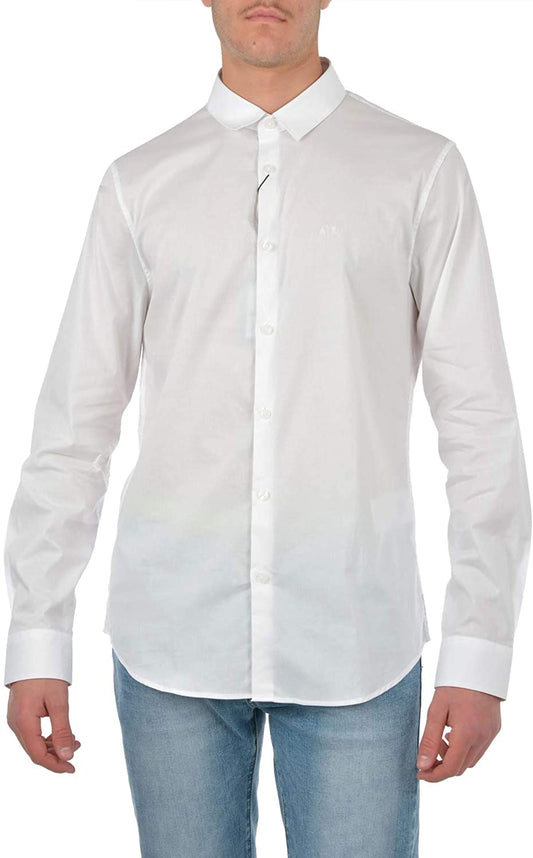 Camicia Casual Uomo Bianco