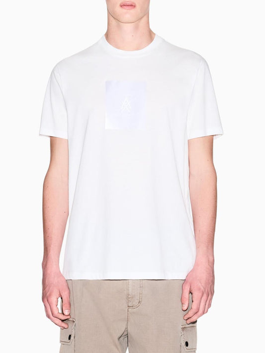 Armani Exchange T-shirt Uomo Bianco ottico