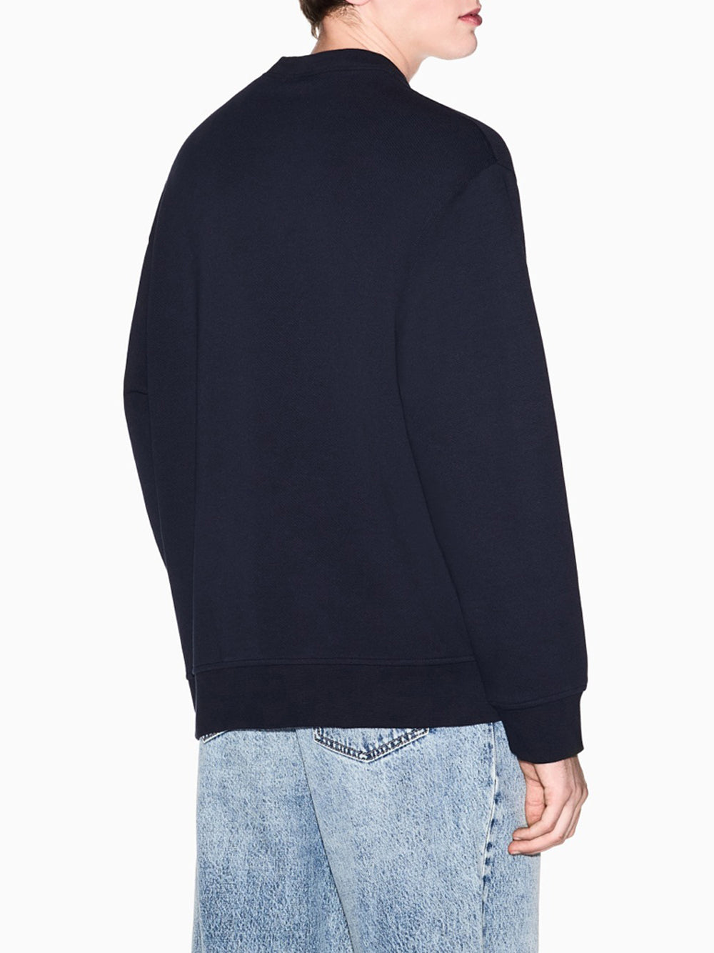 Felpa Girocollo Uomo Navy scuro