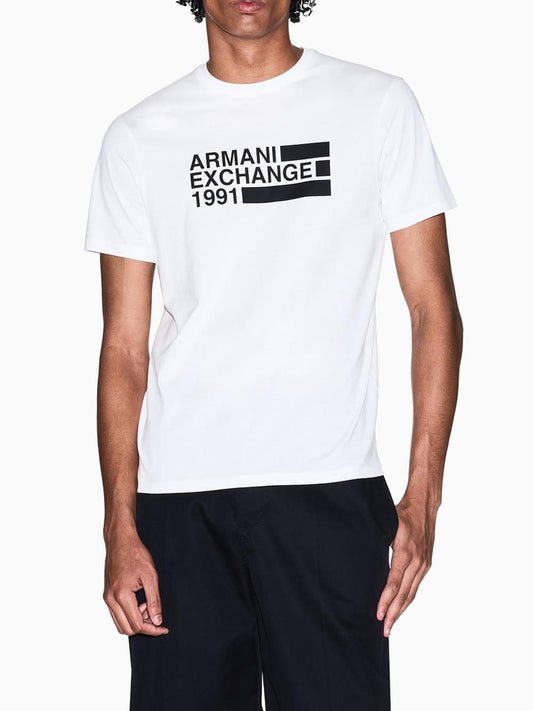 T-shirt Uomo Bianco ottico