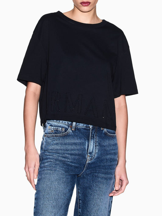 Armani Exchange T-shirt Donna Nero