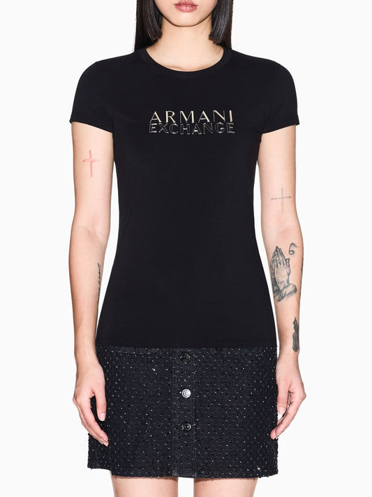 Armani Exchange T-shirt Donna Nero